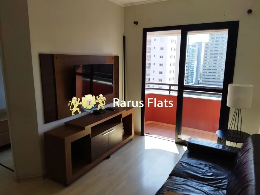 Foto 1 de Flat com 2 Quartos para alugar, 54m² em Brooklin, São Paulo