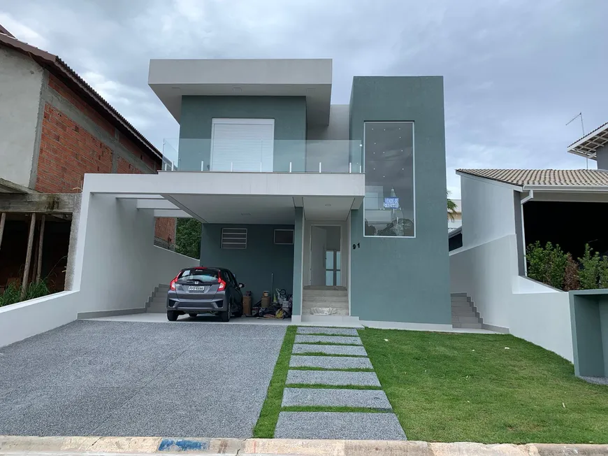 Foto 1 de Casa de Condomínio com 3 Quartos à venda, 208m² em Vila Rica, Vargem Grande Paulista