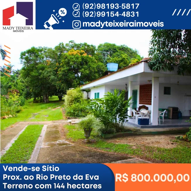 Foto 1 de Fazenda/Sítio à venda, 1440000m² em Vila Lindoia, Itacoatiara