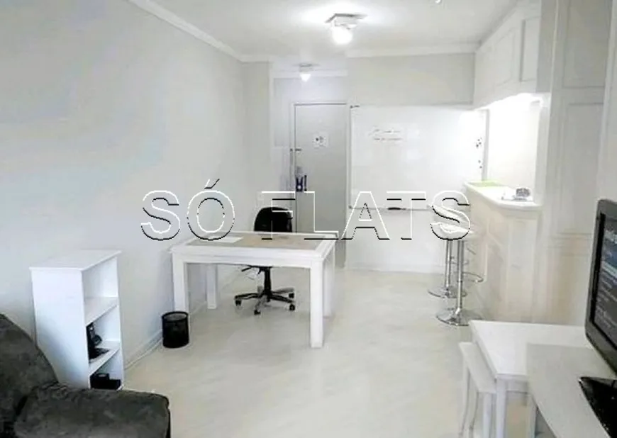 Foto 1 de Flat com 1 Quarto para alugar, 43m² em Itaim Bibi, São Paulo