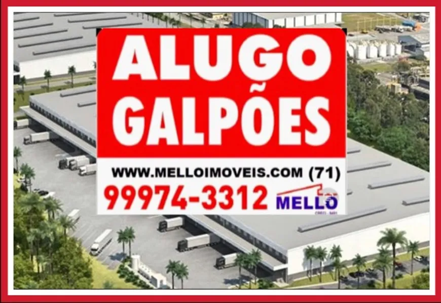 Foto 1 de Galpão/Depósito/Armazém para alugar, 15000m² em Centro, Camaçari