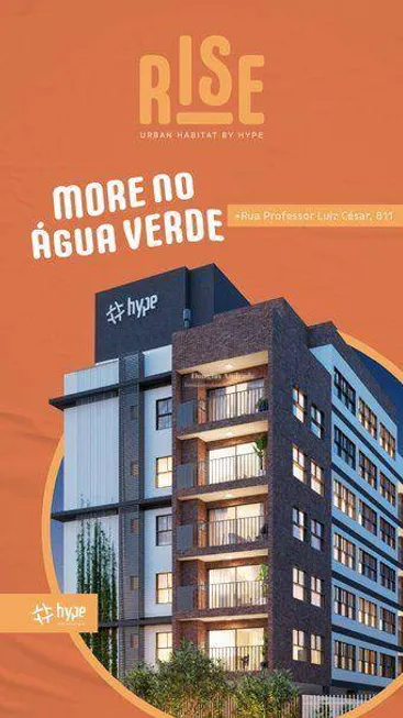 Foto 1 de Apartamento com 1 Quarto à venda, 29m² em Água Verde, Curitiba