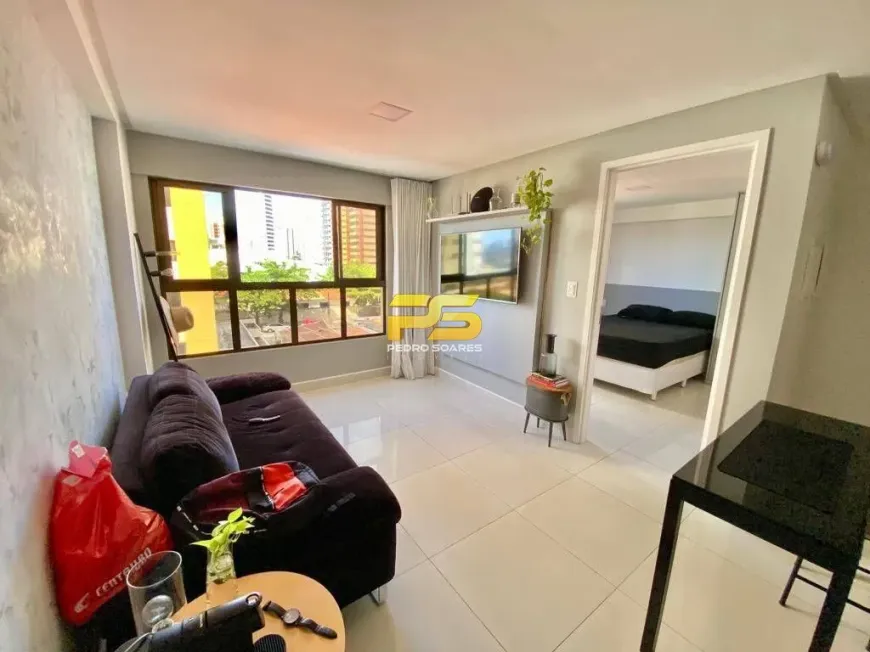 Foto 1 de Flat com 1 Quarto à venda, 41m² em Manaíra, João Pessoa