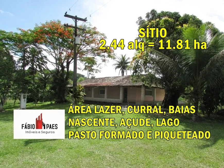 Foto 1 de Fazenda/Sítio com 3 Quartos à venda, 118096m² em Maraporã, Cachoeiras de Macacu