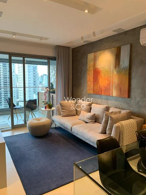 Foto 1 de Apartamento com 1 Quarto para alugar, 77m² em Vila Nova Conceição, São Paulo