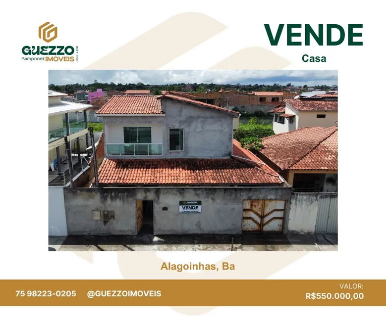 Foto 1 de Sobrado com 3 Quartos à venda, 255m² em Catu, Alagoinhas