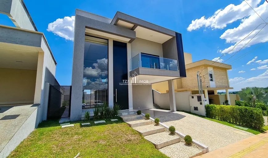 Foto 1 de Casa de Condomínio com 3 Quartos à venda, 235m² em Jardins Bolonha, Senador Canedo