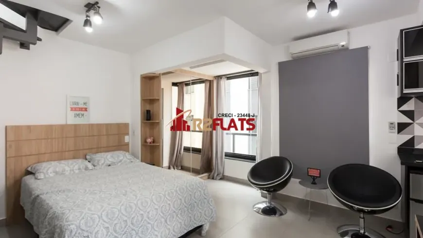 Foto 1 de Flat com 1 Quarto à venda, 53m² em Vila Olímpia, São Paulo