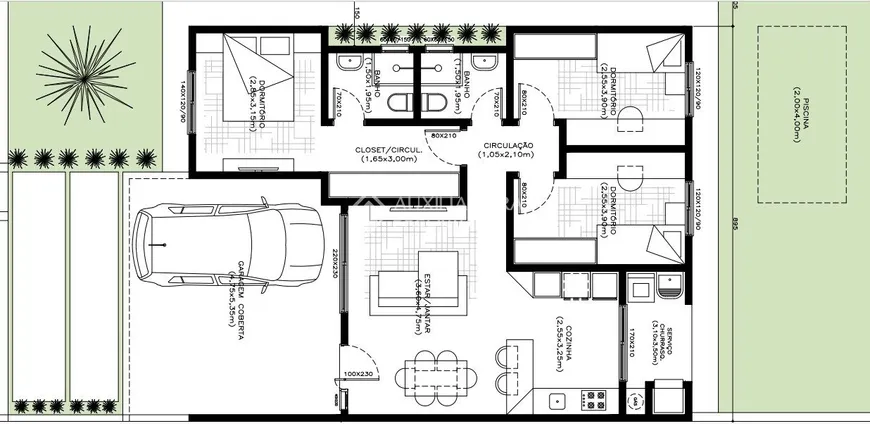 Foto 1 de Casa com 3 Quartos à venda, 109m² em Parque 35, Guaíba