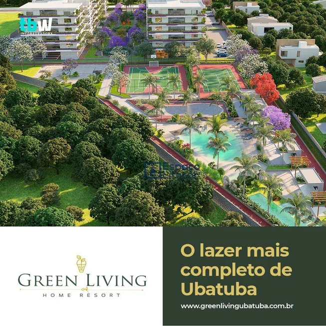 Foto 1 de Apartamento com 2 Quartos à venda, 67m² em Jardim Carolina, Ubatuba