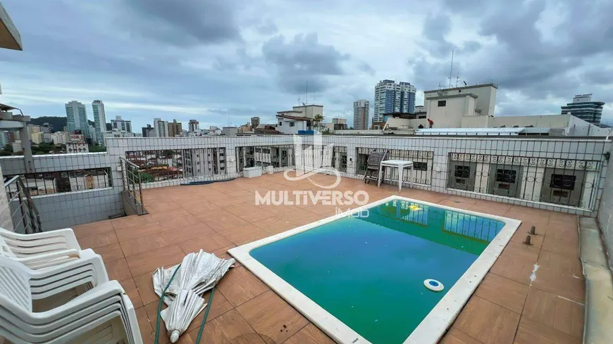 Foto 1 de Cobertura com 4 Quartos à venda, 405m² em Ponta da Praia, Santos