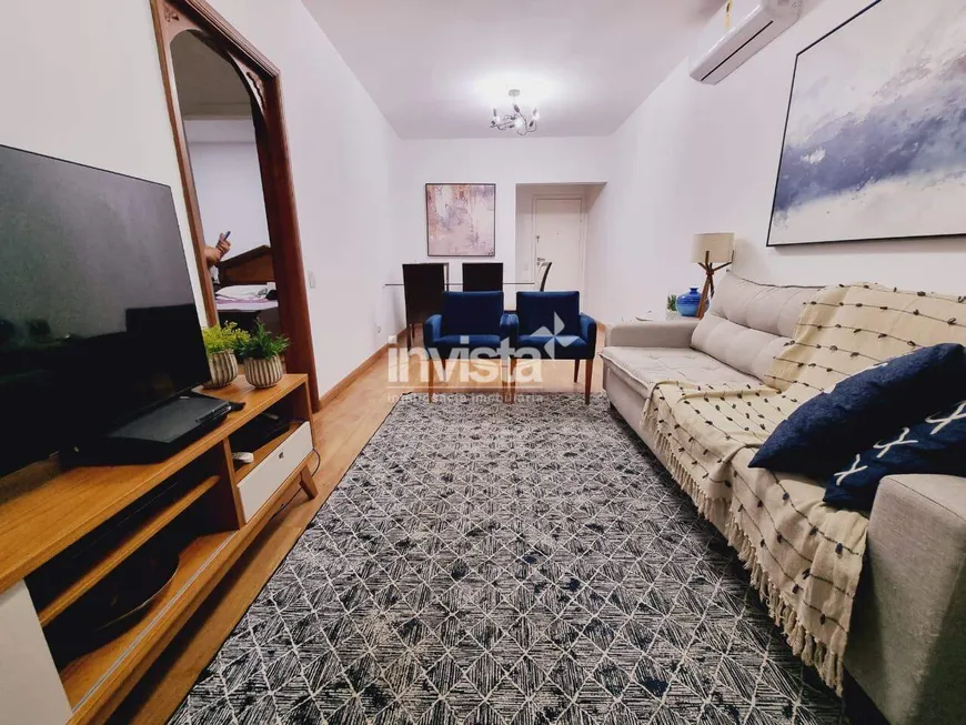 Foto 1 de Apartamento com 2 Quartos à venda, 100m² em Boqueirão, Santos