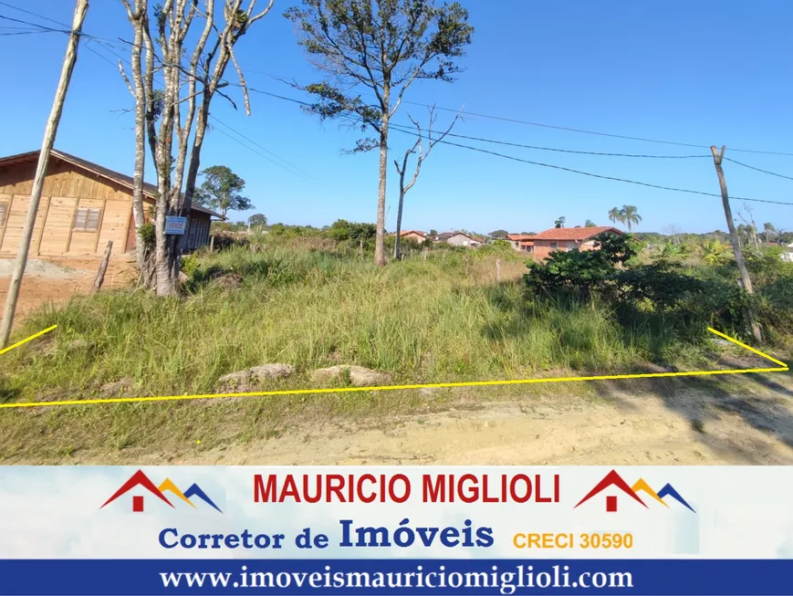 Foto 1 de Lote/Terreno à venda, 360m² em Praia do Ervino, São Francisco do Sul