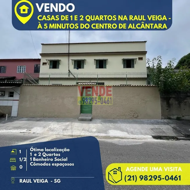 Foto 1 de Casa com 2 Quartos à venda, 60m² em Raul Veiga, São Gonçalo