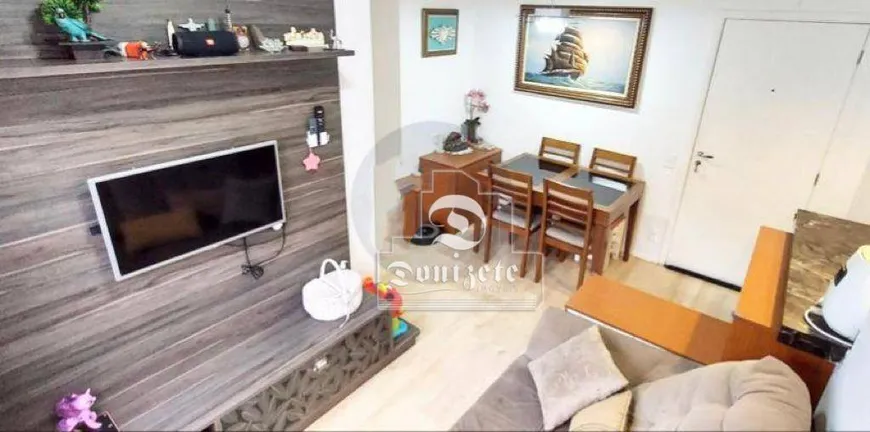 Foto 1 de Apartamento com 2 Quartos à venda, 52m² em Campestre, Santo André