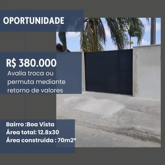 Foto 1 de Casa com 2 Quartos à venda, 70m² em Boa Vista, Joinville