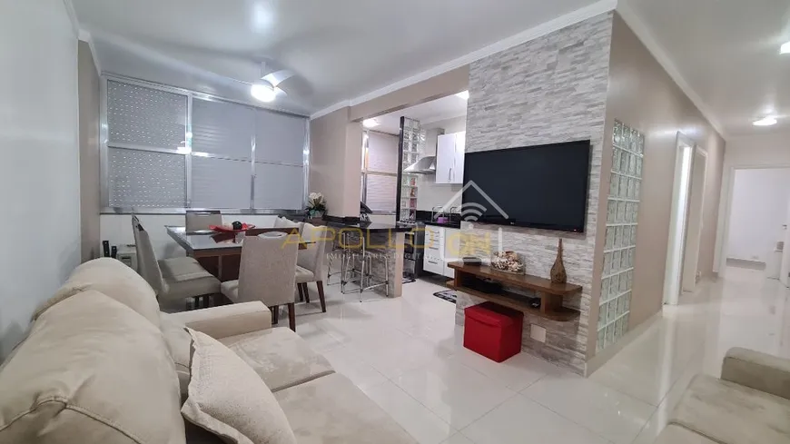 Foto 1 de Apartamento com 2 Quartos à venda, 75m² em José Menino, Santos