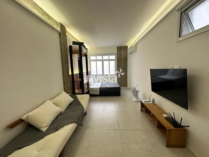 Foto 1 de Apartamento com 1 Quarto à venda, 44m² em Gonzaga, Santos