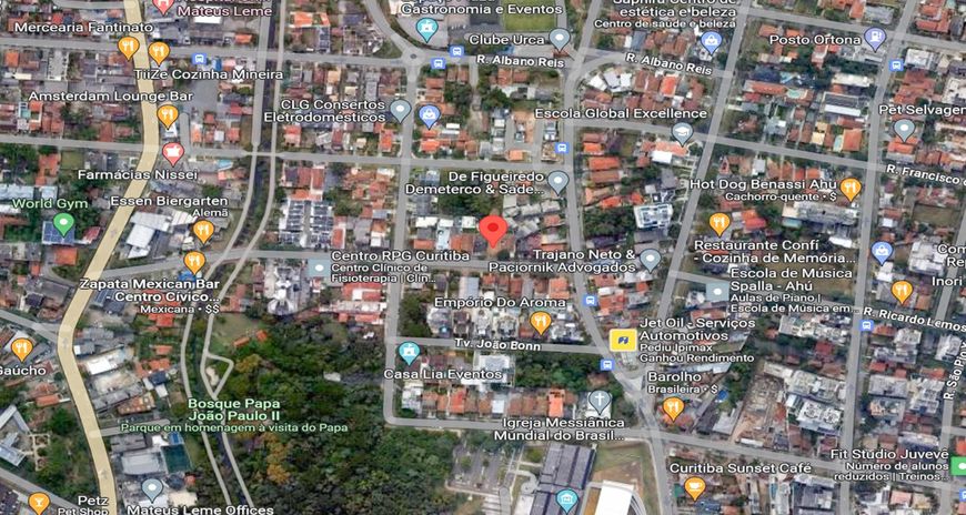 Lote/Terreno na Rua José Sabóia Cortes, 80, Centro Cívico em Curitiba, por  R$ 1.190.000 - Viva Real