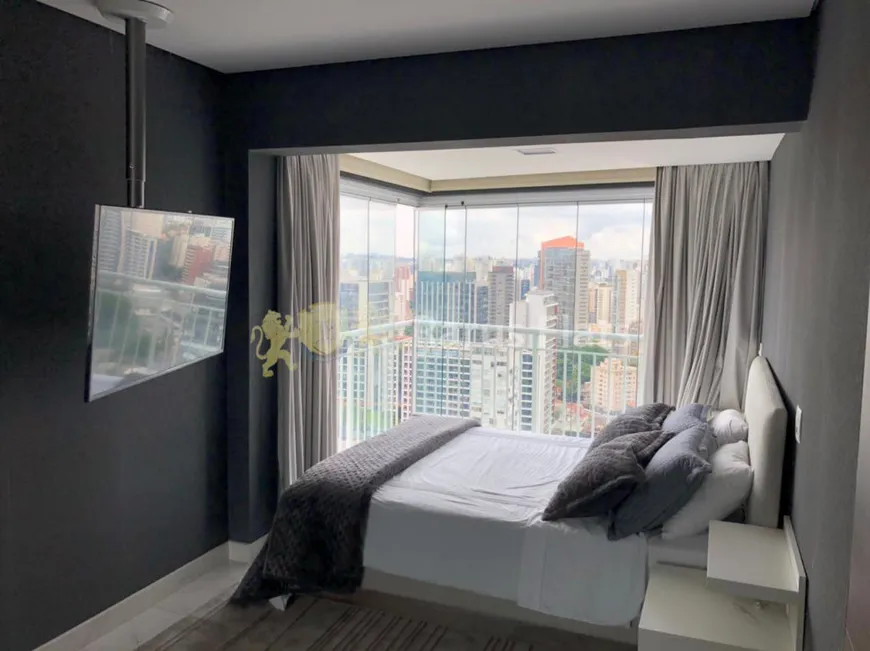 Foto 1 de Flat com 2 Quartos para alugar, 95m² em Itaim Bibi, São Paulo