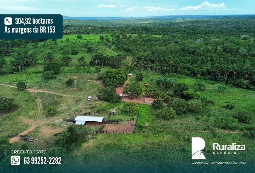 Foto 1 de Fazenda/Sítio à venda, 304m² em Zona Rural, Paraíso do Tocantins