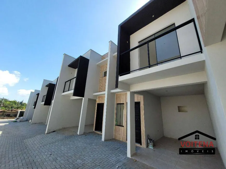 Foto 1 de Casa de Condomínio com 3 Quartos à venda, 78m² em Santa Catarina, Joinville