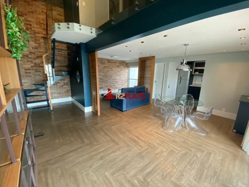 Foto 1 de Flat com 1 Quarto para alugar, 50m² em Moema, São Paulo