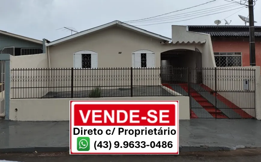 Foto 1 de Casa com 3 Quartos à venda, 90m² em Conjunto Vivi Xavier, Londrina