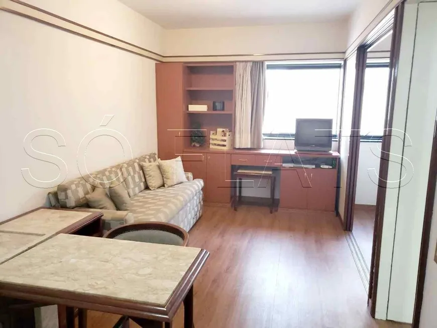 Foto 1 de Flat com 1 Quarto para alugar, 28m² em Jardim Paulista, São Paulo