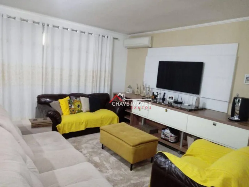 Foto 1 de Apartamento com 3 Quartos à venda, 155m² em Ponta da Praia, Santos