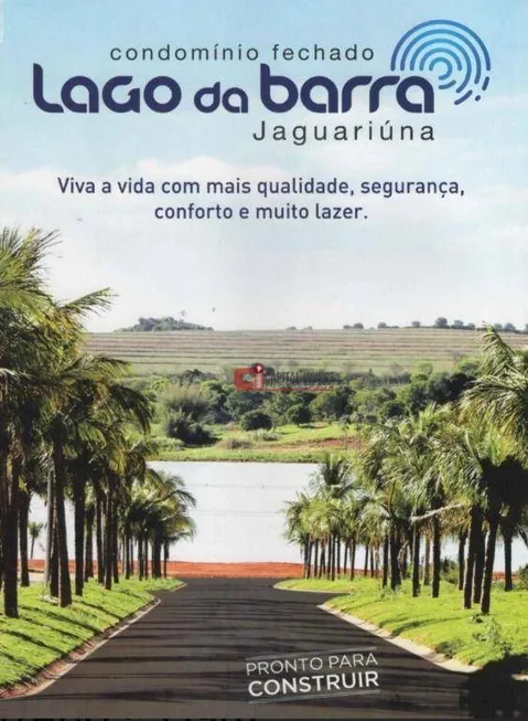Foto 1 de Lote/Terreno à venda, 539m² em Condominio Residencial Lago da Barra, Jaguariúna