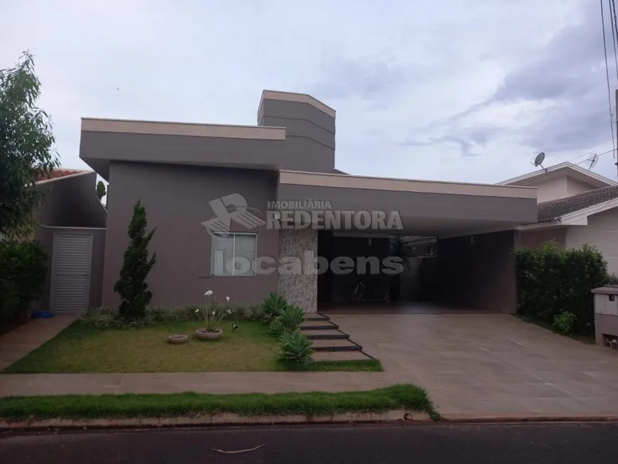 Foto 1 de Casa de Condomínio com 3 Quartos à venda, 230m² em Parque Residencial Damha III, São José do Rio Preto