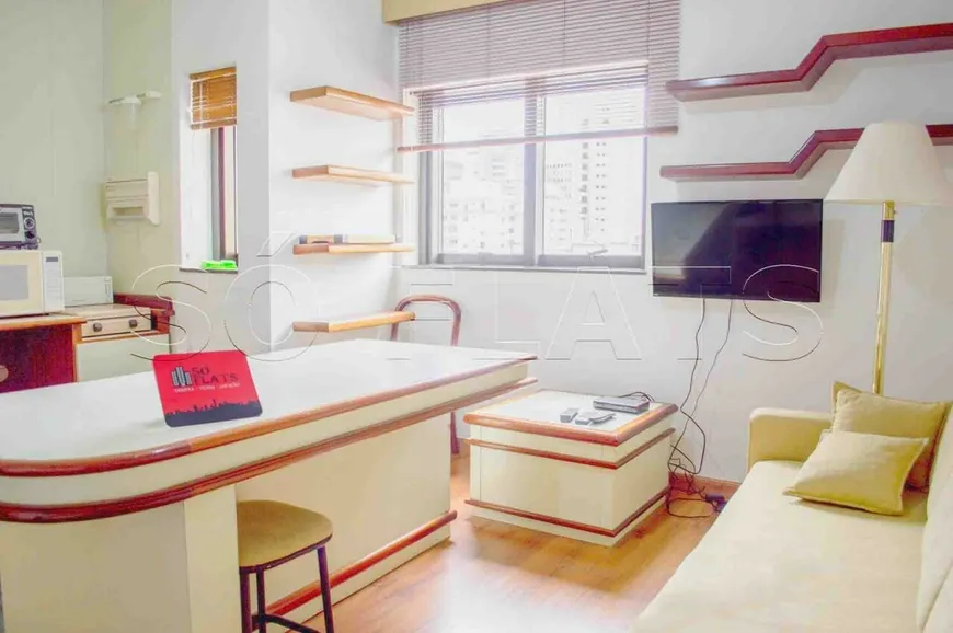 Foto 1 de Flat com 1 Quarto para alugar, 45m² em Jardim Paulista, São Paulo