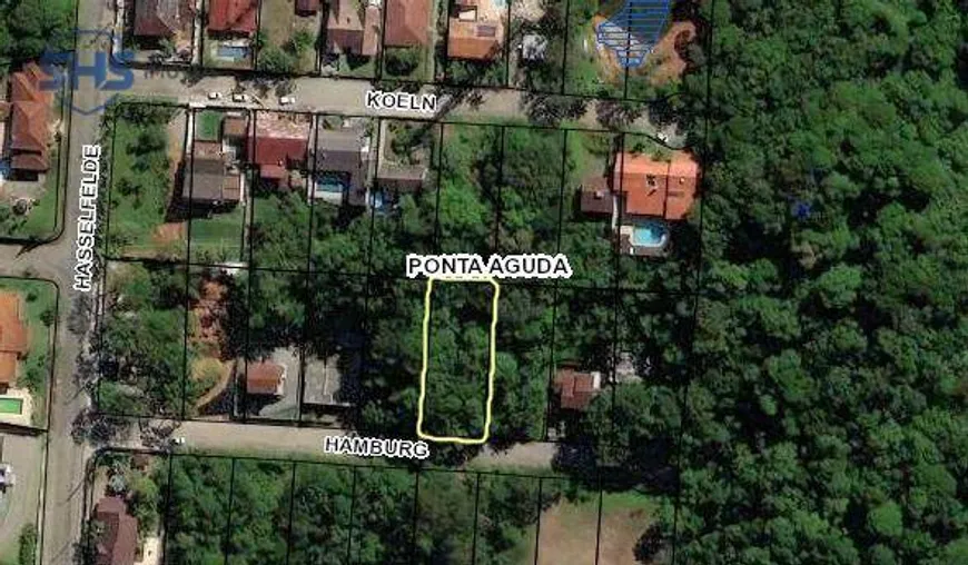 Foto 1 de Lote/Terreno à venda, 1000m² em Ponta Aguda, Blumenau