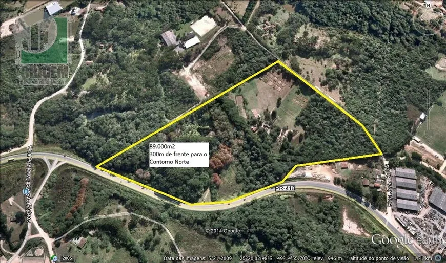 Foto 1 de Lote/Terreno à venda, 94000m² em Lamenha Grande, Almirante Tamandaré