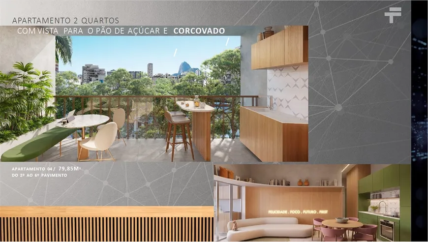 Foto 1 de Apartamento com 1 Quarto à venda, 38m² em Humaitá, Rio de Janeiro