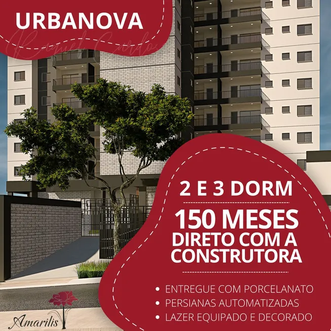 Foto 1 de Apartamento com 3 Quartos à venda, 72m² em Urbanova, São José dos Campos