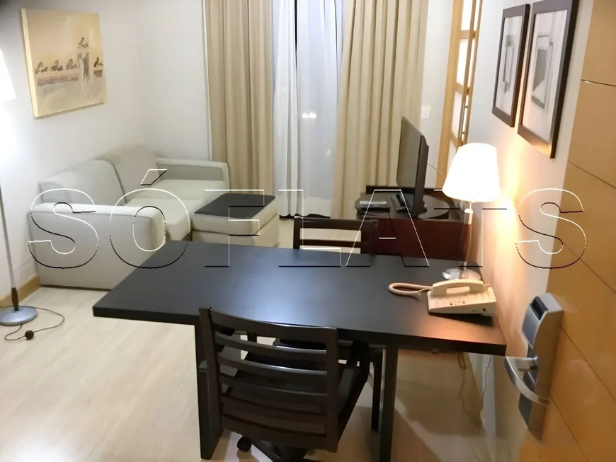 Foto 1 de Flat com 1 Quarto à venda, 46m² em Moema, São Paulo