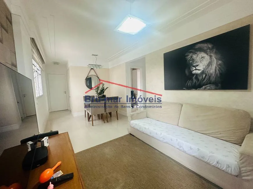 Foto 1 de Apartamento com 3 Quartos à venda, 80m² em Pompeia, Santos