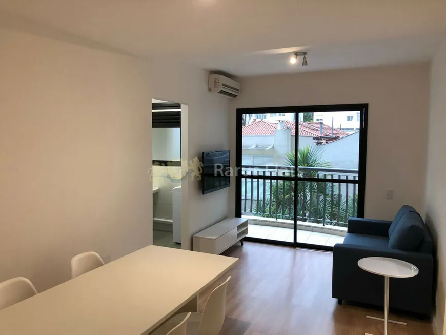 Foto 1 de Flat com 1 Quarto para alugar, 45m² em Jardins, São Paulo