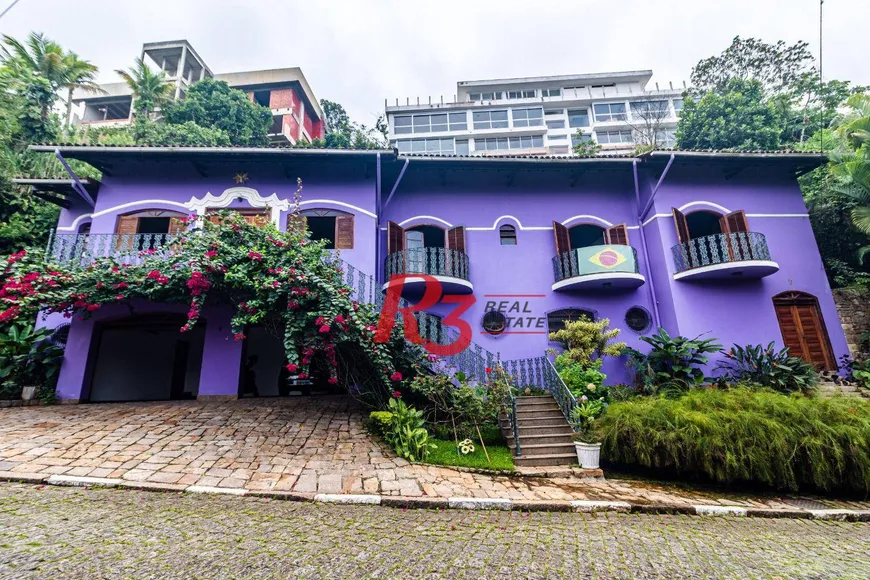 Foto 1 de Casa de Condomínio com 6 Quartos para alugar, 551m² em Morro Santa Terezinha, Santos