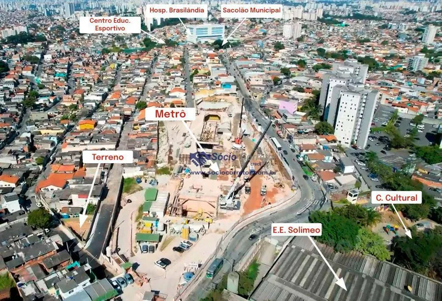 Foto 1 de Lote/Terreno à venda, 240m² em Vila Serralheiro, São Paulo