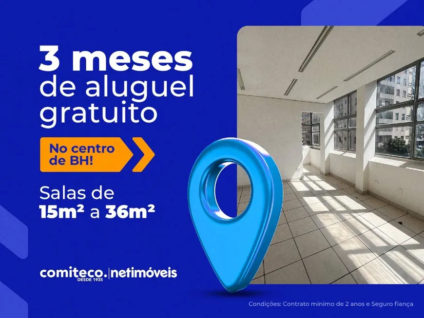 Foto 1 de Sala Comercial para alugar, 26m² em Centro, Belo Horizonte