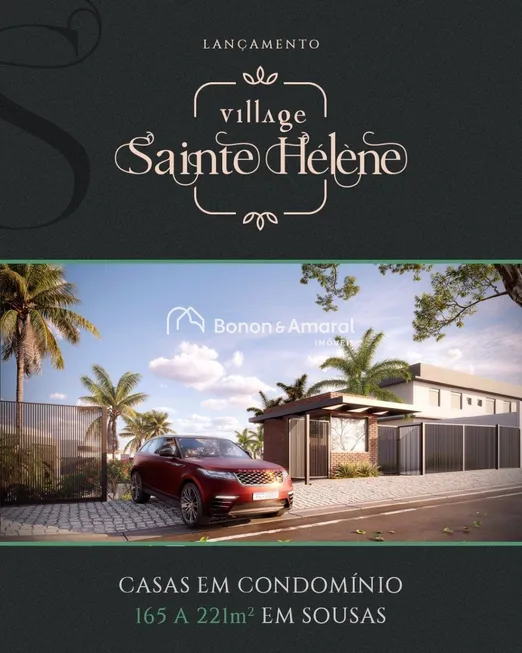 Foto 1 de Casa de Condomínio com 3 Quartos à venda, 213m² em Sousas, Campinas