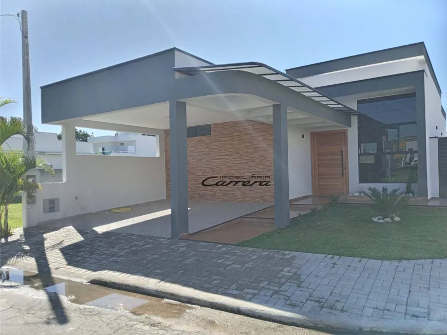 Foto 1 de Casa de Condomínio com 3 Quartos à venda, 143m² em Parque São Luís, Taubaté