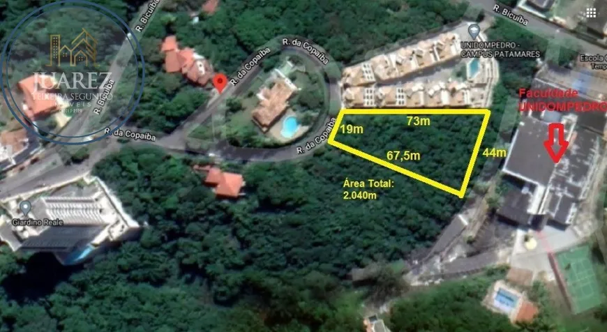 Foto 1 de Lote/Terreno à venda, 2040m² em Patamares, Salvador