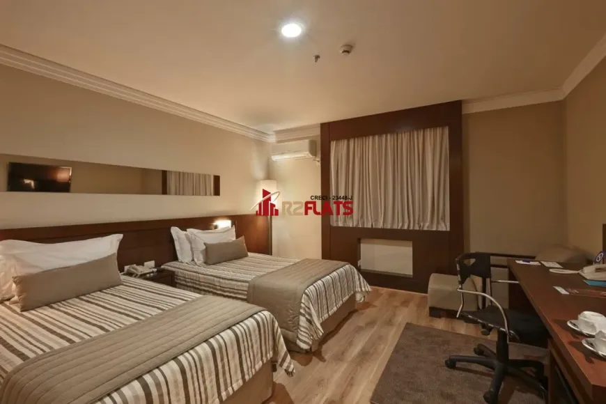 Foto 1 de Flat com 1 Quarto para alugar, 25m² em Campo Belo, São Paulo