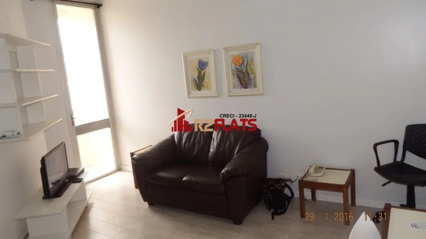 Foto 1 de Flat com 1 Quarto para alugar, 33m² em Jardim Paulista, São Paulo