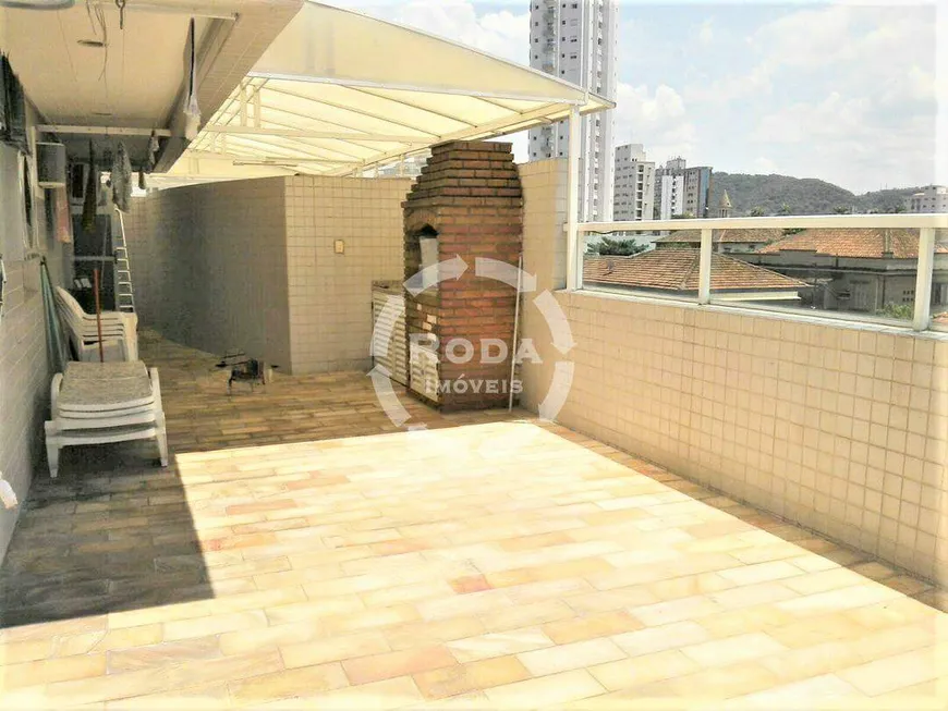 Foto 1 de Apartamento com 3 Quartos para alugar, 169m² em Gonzaga, Santos