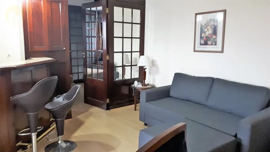 Foto 1 de Flat com 1 Quarto para alugar, 40m² em Higienópolis, São Paulo